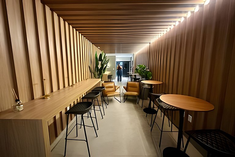 Studio único, 2 minutos da Universidade Federal
