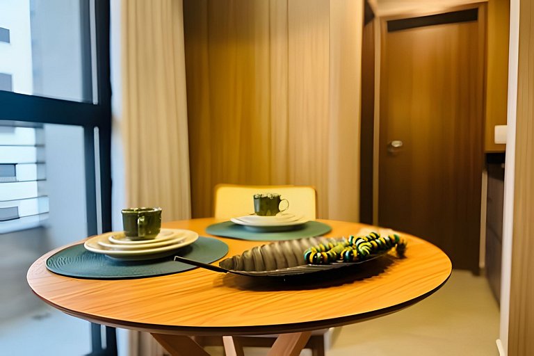 Studio Luxy - A 2 minutos do Center Shopping.