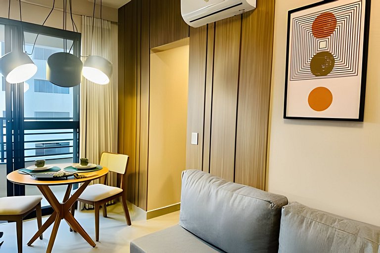 Studio Luxy - A 2 minutos do Center Shopping.